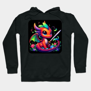 Rufie the Dragon - Fencing #30 Hoodie